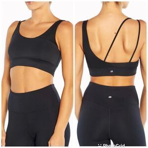 CYCLE HOUSE Marika Black Mesh Sports Techno Lite Strappy Yoga Lounge Large New‎